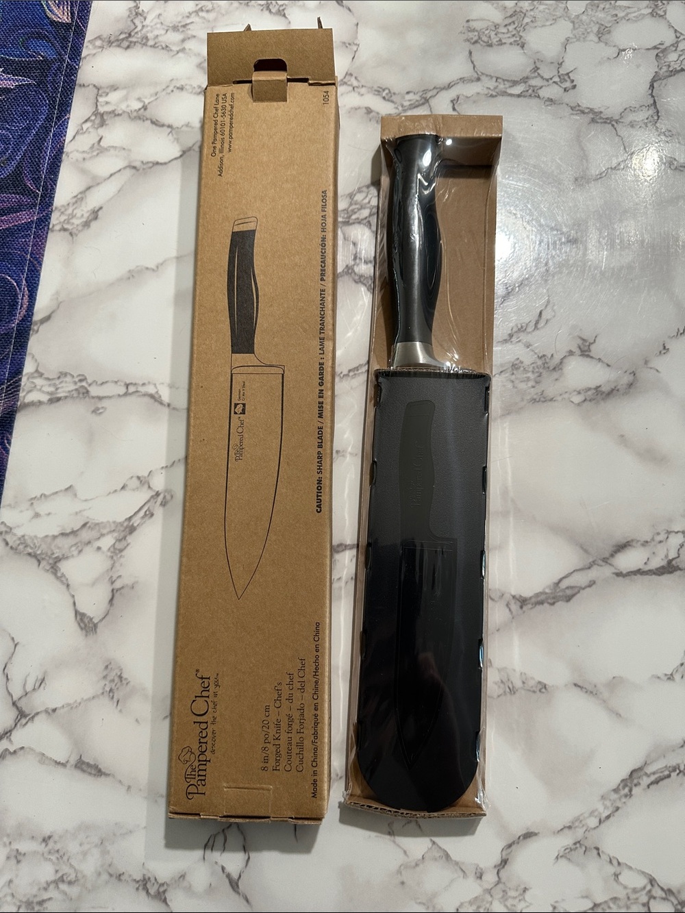 The Pampered chef 8 in forged knife πͺ chefs New - Picture 2 of 5